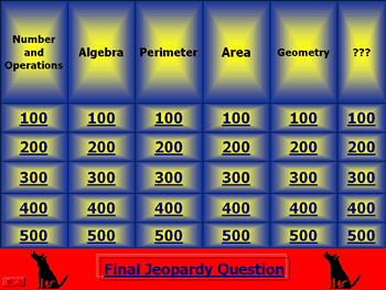 Jeopardy game