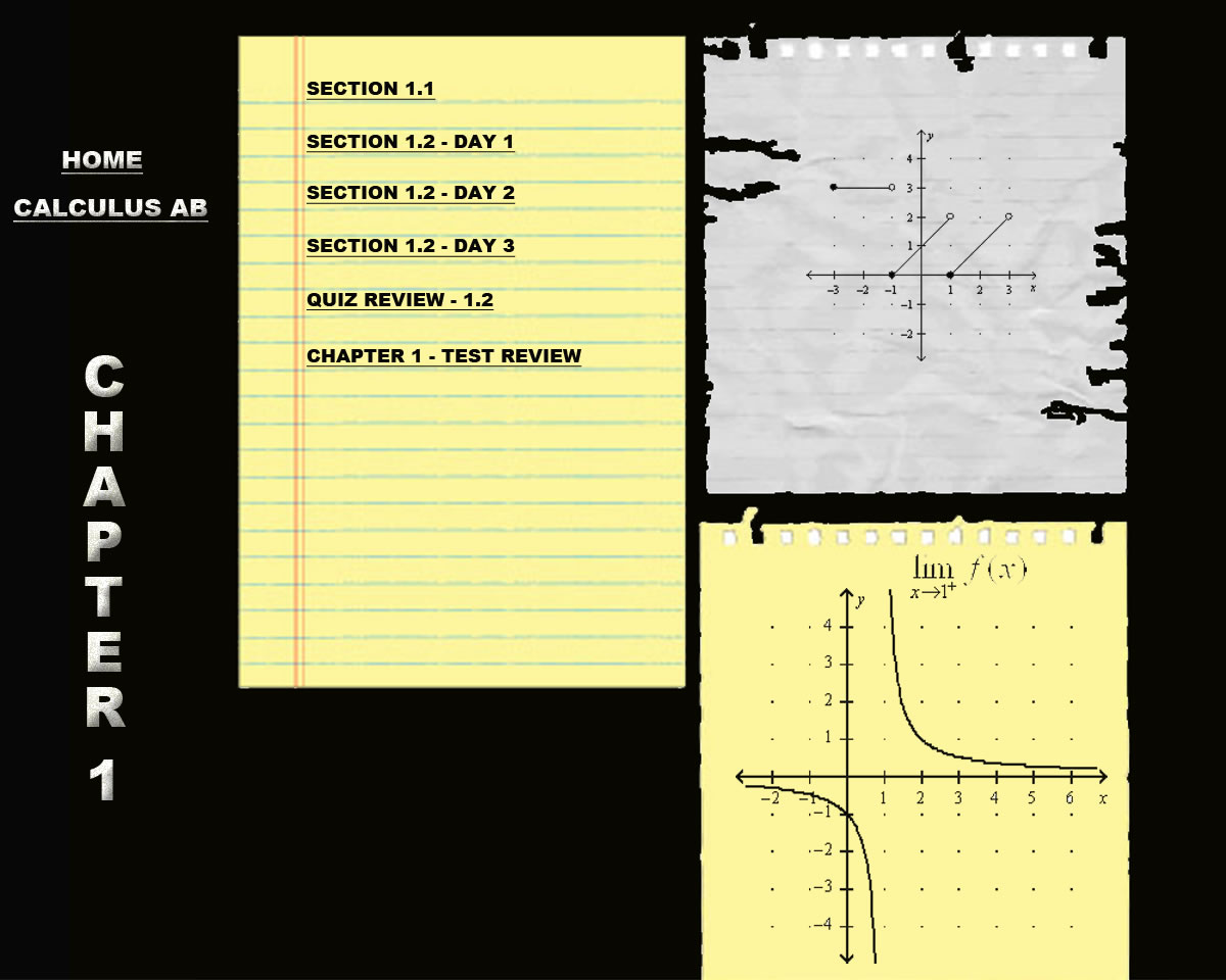 AB Class Notes - Chapter 1